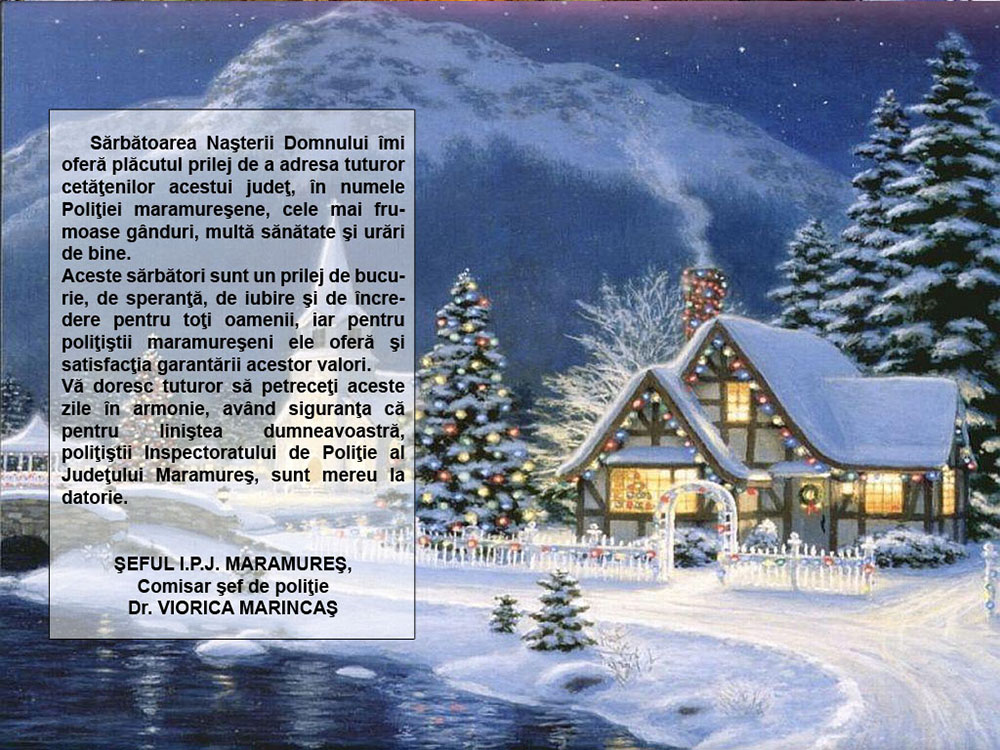 MESAJ DE SARBATORI IPJMM