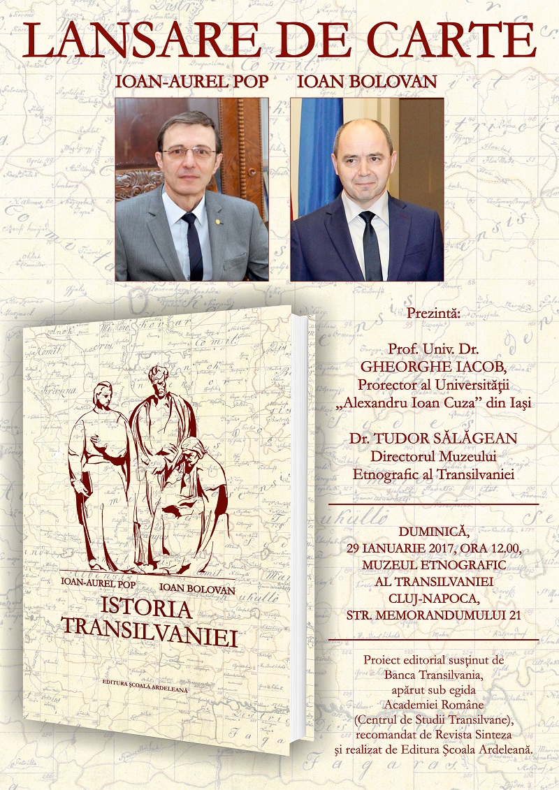 Afis Lansare Istoria Transilvaniei